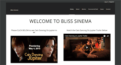 Desktop Screenshot of blissinema.com