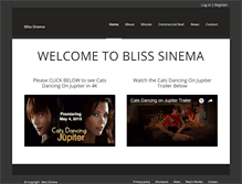 Tablet Screenshot of blissinema.com